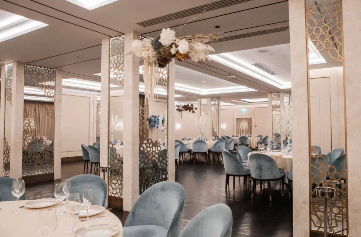 Интерьер/Экстерьер/Банкетная зона/Бар/Стол для двоих/Вход/Главный зал/Lounge зона ресторан Caspian фото