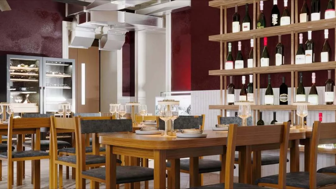 Интерьер/Экстерьер/Банкетная зона/Бар/Стол для двоих/Вход/Главный зал/Lounge зона ресторан Cazaban Bistro фото