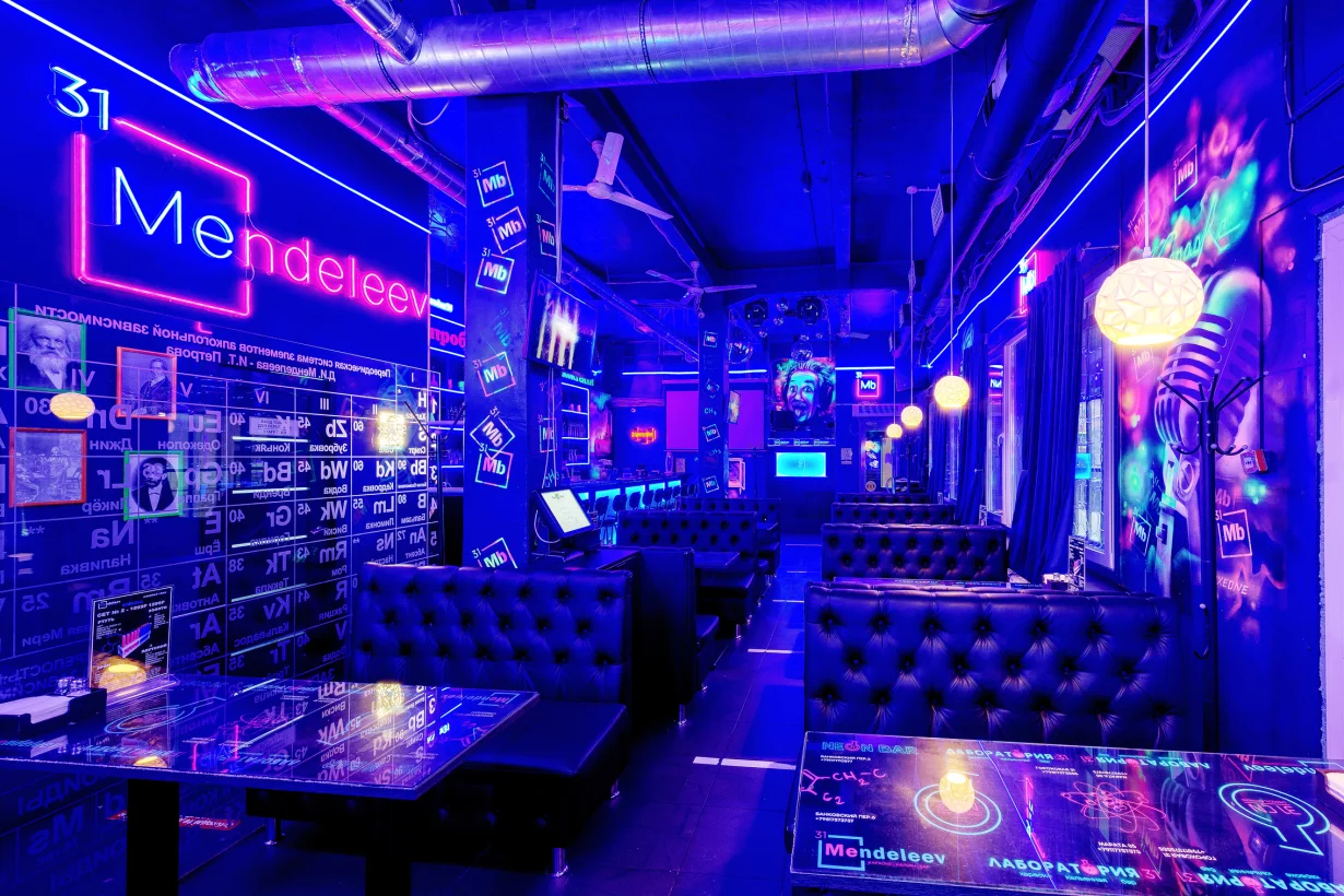 Mendeleev bar, химический бар, Банковский переулок, 6, Санкт-Петербург - 2ГИС