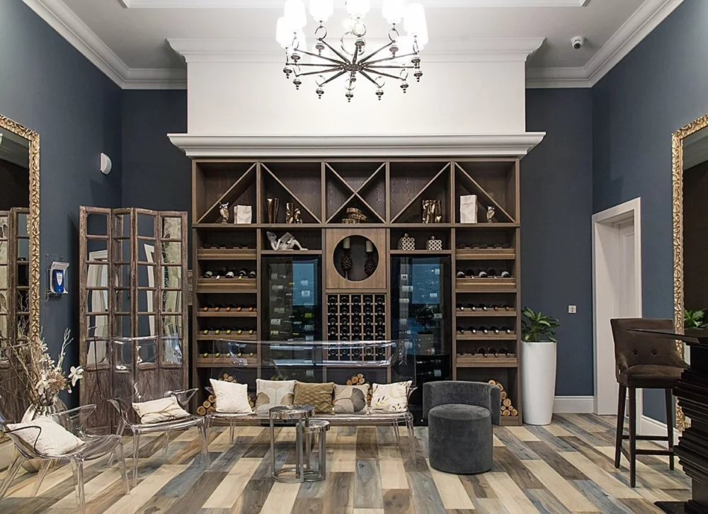 Интерьер/Экстерьер/Банкетная зона/Бар/Стол для двоих/Вход/Главный зал/Lounge зона ресторан Графский парк фото