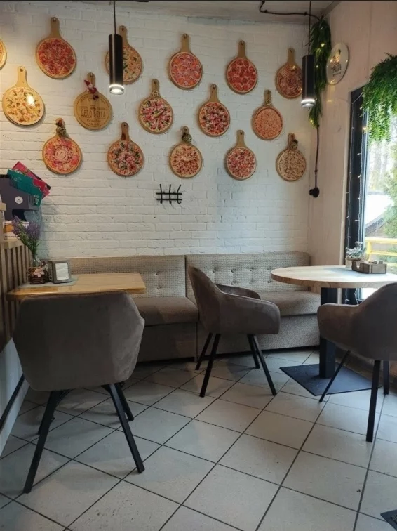 Интерьер/Экстерьер/Банкетная зона/Бар/Стол для двоих/Вход/Главный зал/Lounge зона пиццерия Дело вкуса фото