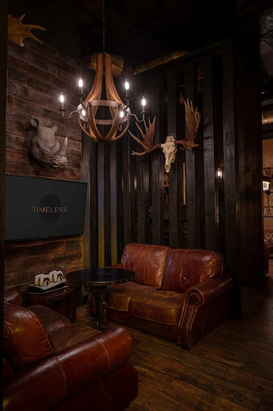 Интерьер/Экстерьер/Банкетная зона/Бар/Стол для двоих/Вход/Главный зал/Lounge зона кальянная Timeless Маяковская фото