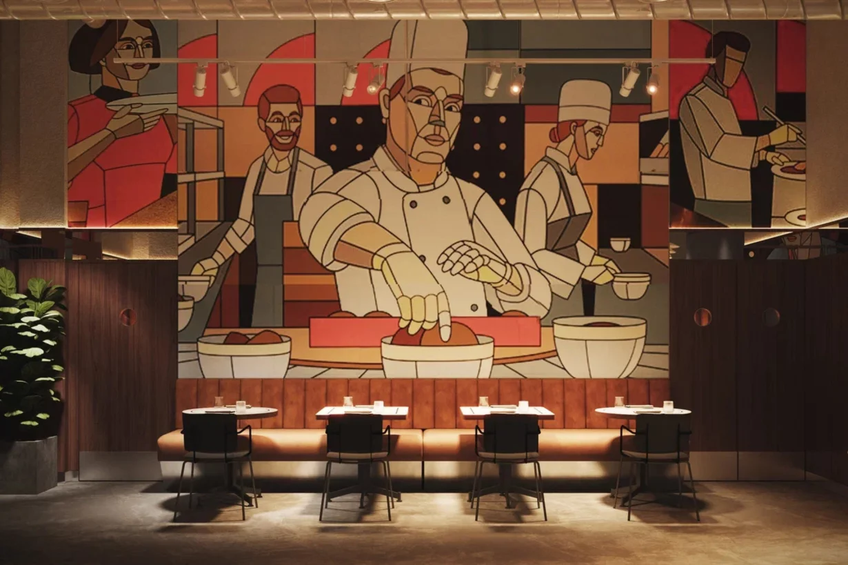 Интерьер/Экстерьер/Банкетная зона/Бар/Стол для двоих/Вход/Главный зал/Lounge зона ресторан Tehnikum фото