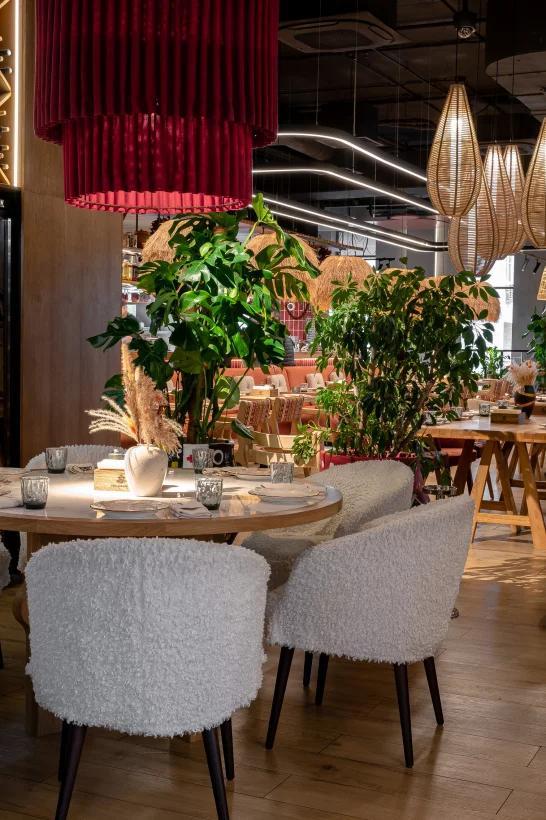 Интерьер/Экстерьер/Банкетная зона/Бар/Стол для двоих/Вход/Главный зал/Lounge зона ресторан Pro. Хинкали фото