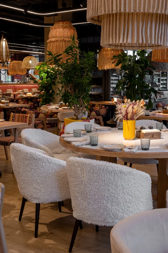 Интерьер/Экстерьер/Банкетная зона/Бар/Стол для двоих/Вход/Главный зал/Lounge зона ресторан Pro. Хинкали фото