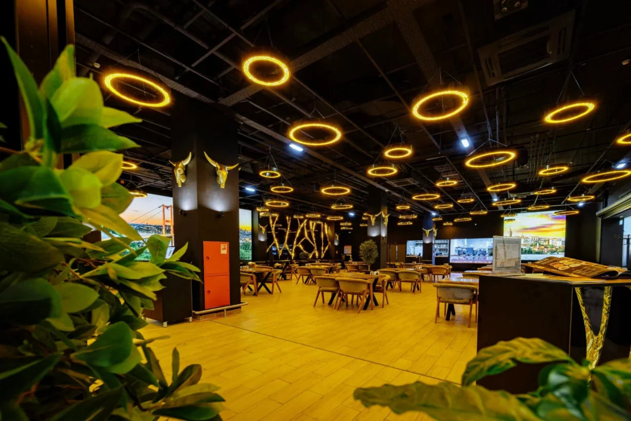 Интерьер/Экстерьер/Банкетная зона/Бар/Стол для двоих/Вход/Главный зал/Lounge зона ресторан Taksimmaydan фото