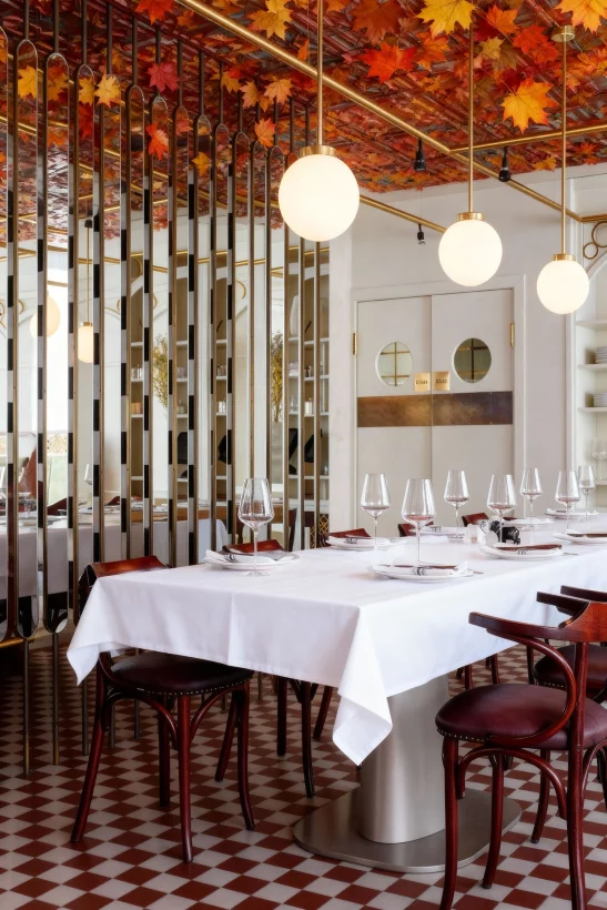 Интерьер/Экстерьер/Банкетная зона/Бар/Стол для двоих/Вход/Главный зал/Lounge зона ресторан Buro TSUM фото