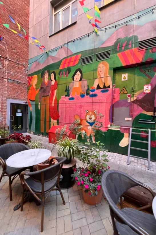 Интерьер/Экстерьер/Банкетная зона/Бар/Стол для двоих/Вход/Главный зал/Lounge зона кафе Easywine фото