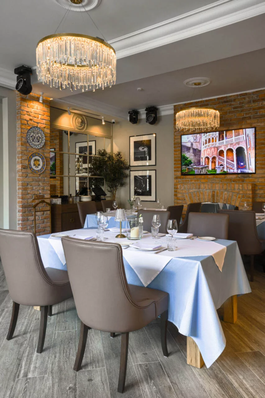 Интерьер/Экстерьер/Банкетная зона/Бар/Стол для двоих/Вход/Главный зал/Lounge зона ресторан La Provincia фото