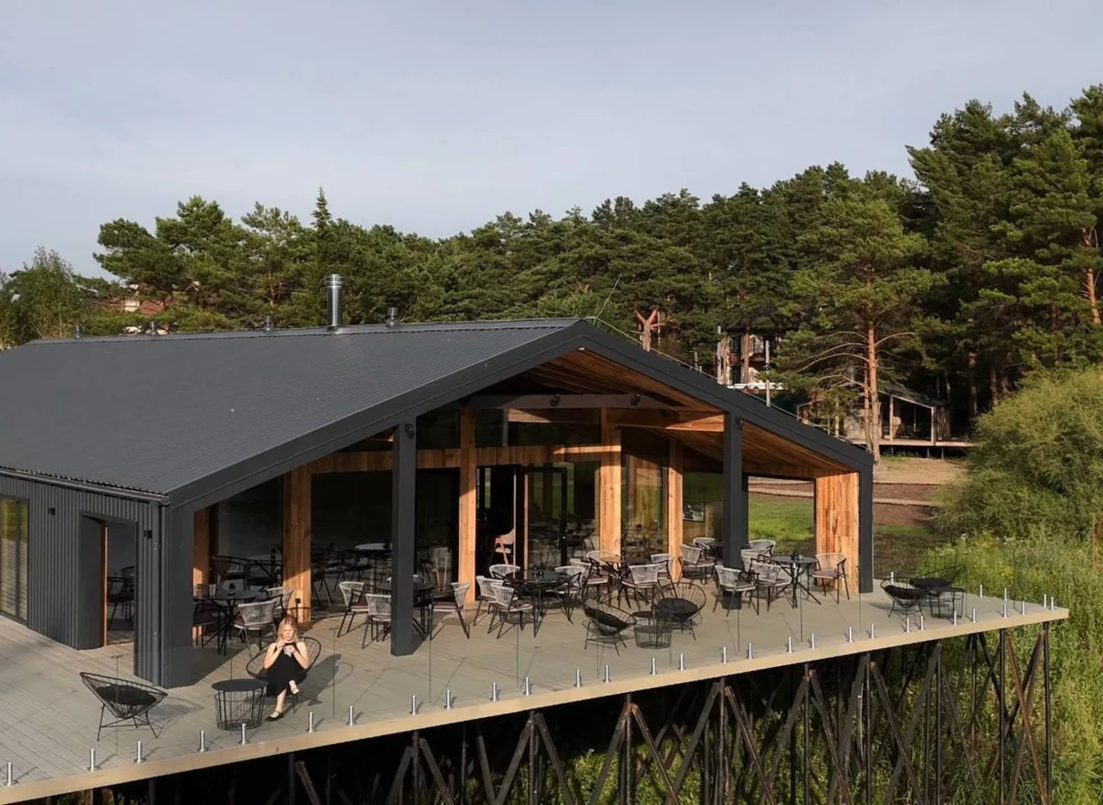 Интерьер/Экстерьер/Банкетная зона/Бар/Стол для двоих/Вход/Главный зал/Lounge зона ресторан Wood Wood Wood фото