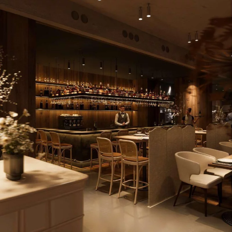 Интерьер/Экстерьер/Банкетная зона/Бар/Стол для двоих/Вход/Главный зал/Lounge зона ресторан Белый рябчик фото