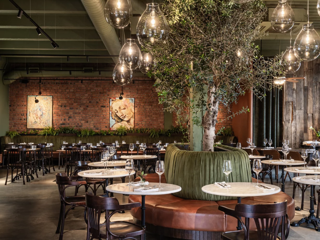 Интерьер/Экстерьер/Банкетная зона/Бар/Стол для двоих/Вход/Главный зал/Lounge зона ресторан Pádre Khinkali фото