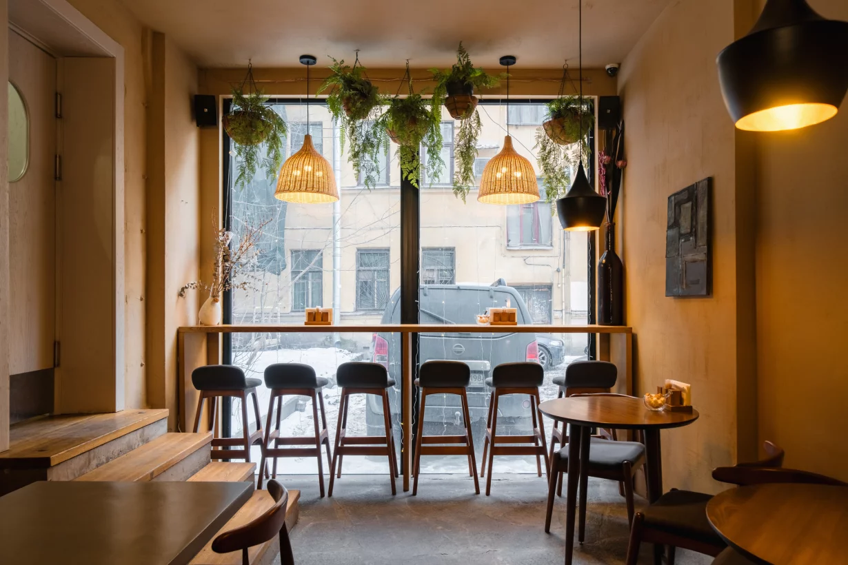 Интерьер/Экстерьер/Банкетная зона/Бар/Стол для двоих/Вход/Главный зал/Lounge зона бар Molo фото