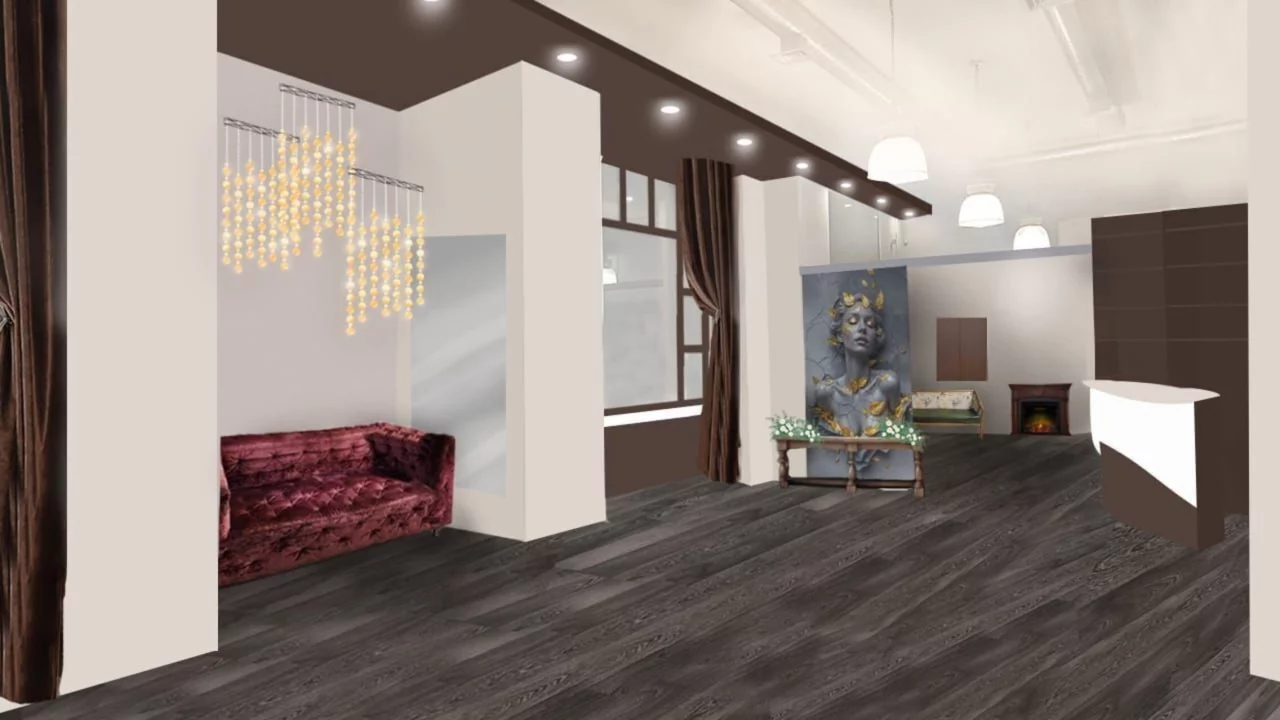 Интерьер/Экстерьер/Банкетная зона/Бар/Стол для двоих/Вход/Главный зал/Lounge зона банкетный зал Gran Dia фото