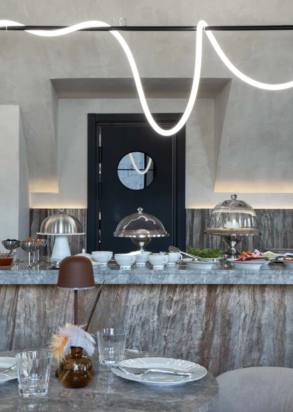 Интерьер/Экстерьер/Банкетная зона/Бар/Стол для двоих/Вход/Главный зал/Lounge зона ресторан Гимназистка фото