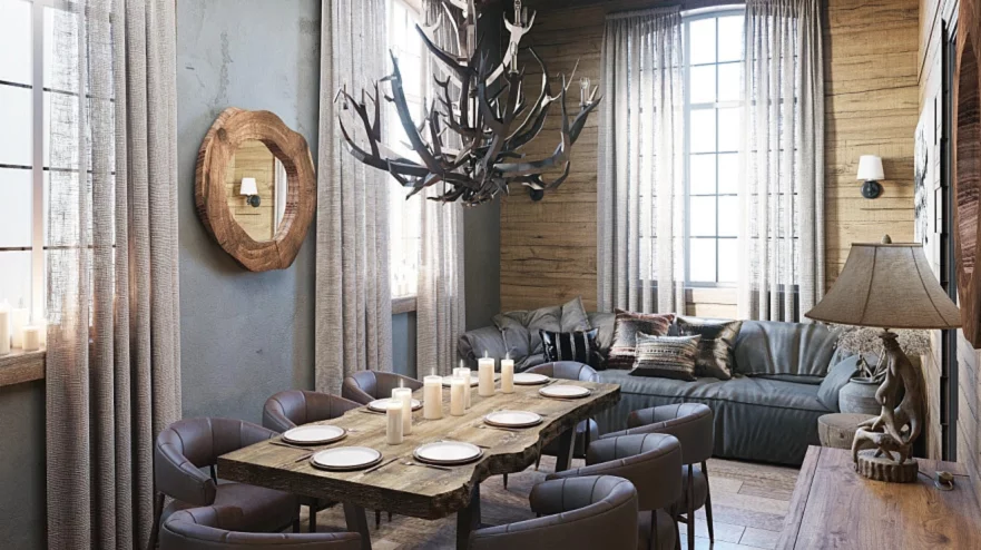 Интерьер/Экстерьер/Банкетная зона/Бар/Стол для двоих/Вход/Главный зал/Lounge зона ресторан Огниво фото