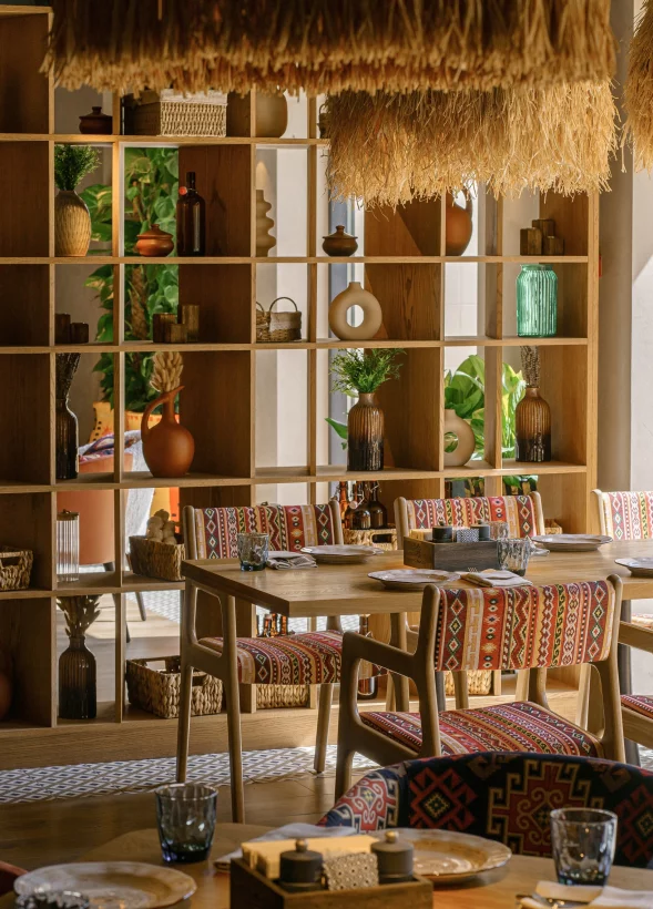 Интерьер/Экстерьер/Банкетная зона/Бар/Стол для двоих/Вход/Главный зал/Lounge зона ресторан Pro.Хинкали by Novikov фото