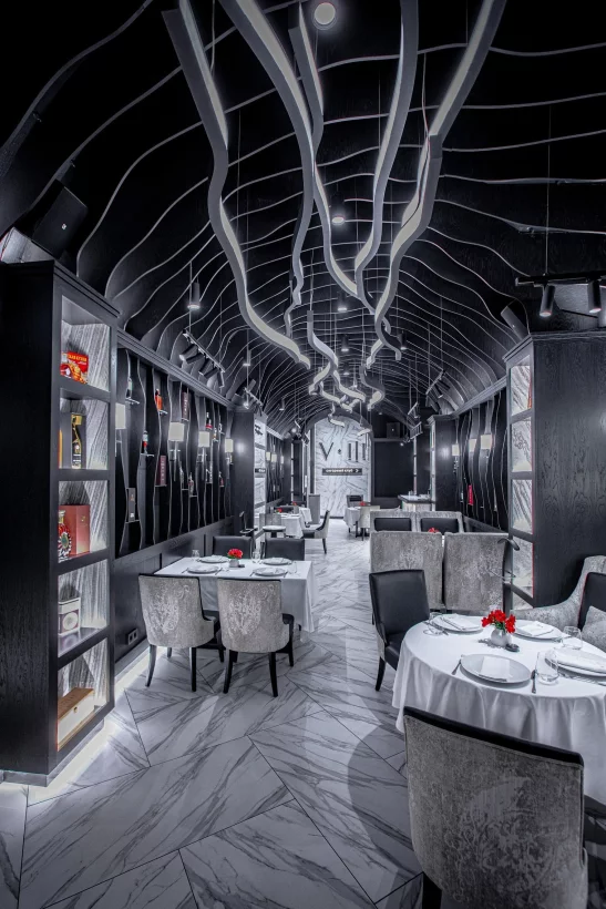 Интерьер/Экстерьер/Банкетная зона/Бар/Стол для двоих/Вход/Главный зал/Lounge зона ресторан Varvarka 3 фото