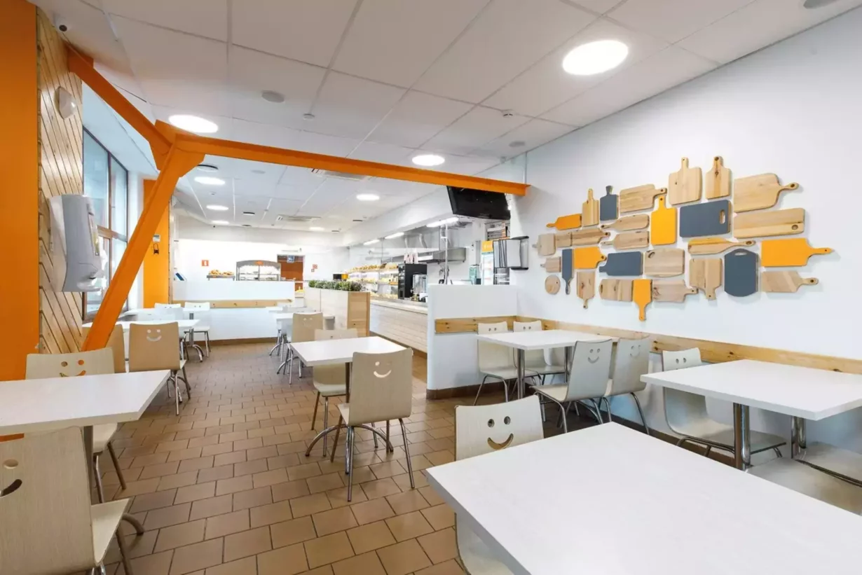 Интерьер/Экстерьер/Банкетная зона/Бар/Стол для двоих/Вход/Главный зал/Lounge зона столовая 8 Минут фото