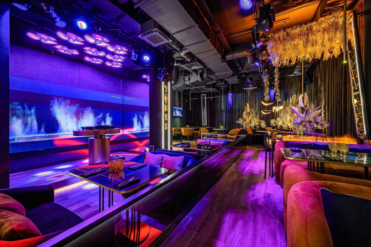 Интерьер/Экстерьер/Банкетная зона/Бар/Стол для двоих/Вход/Главный зал/Lounge зона караоке-клуб Tunes фото