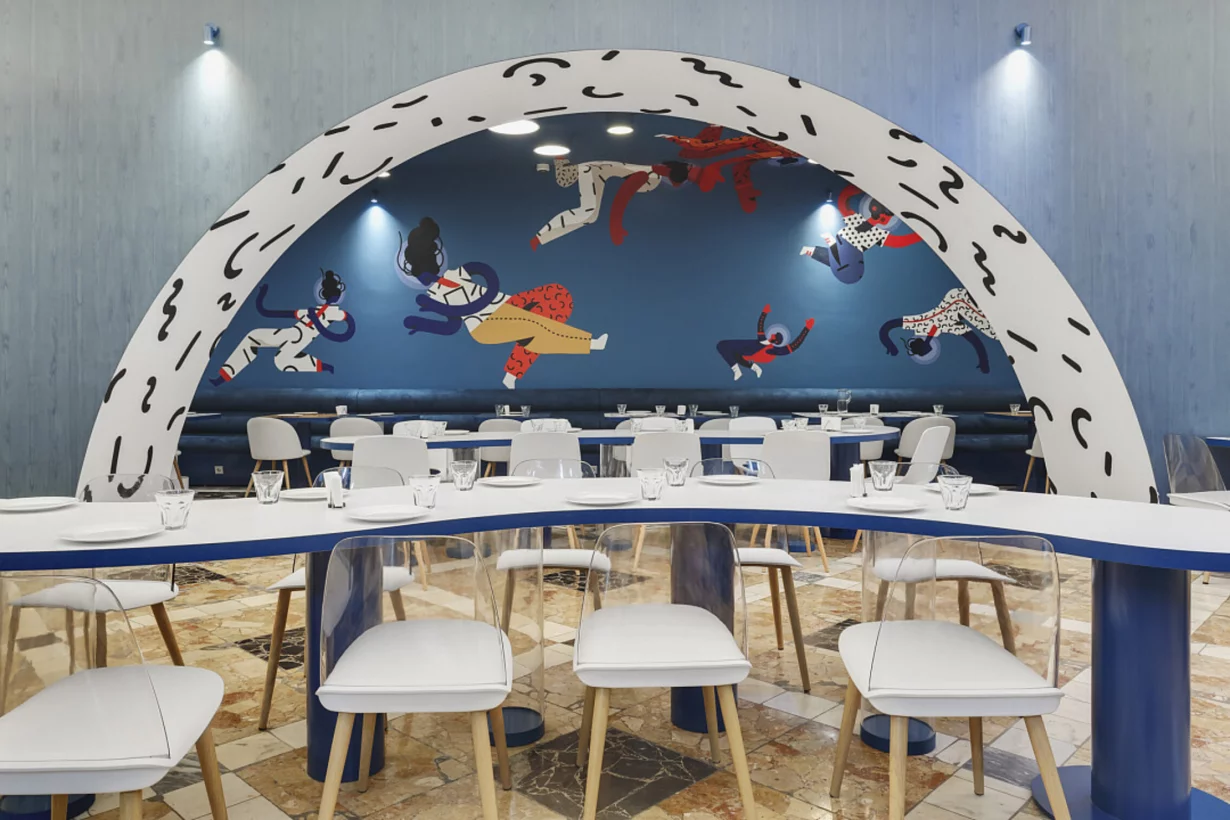 Cafe "Space", Rostov-on-Don, 1981. Photographer: V. Kozlov #СоветскийОбщепит #Со