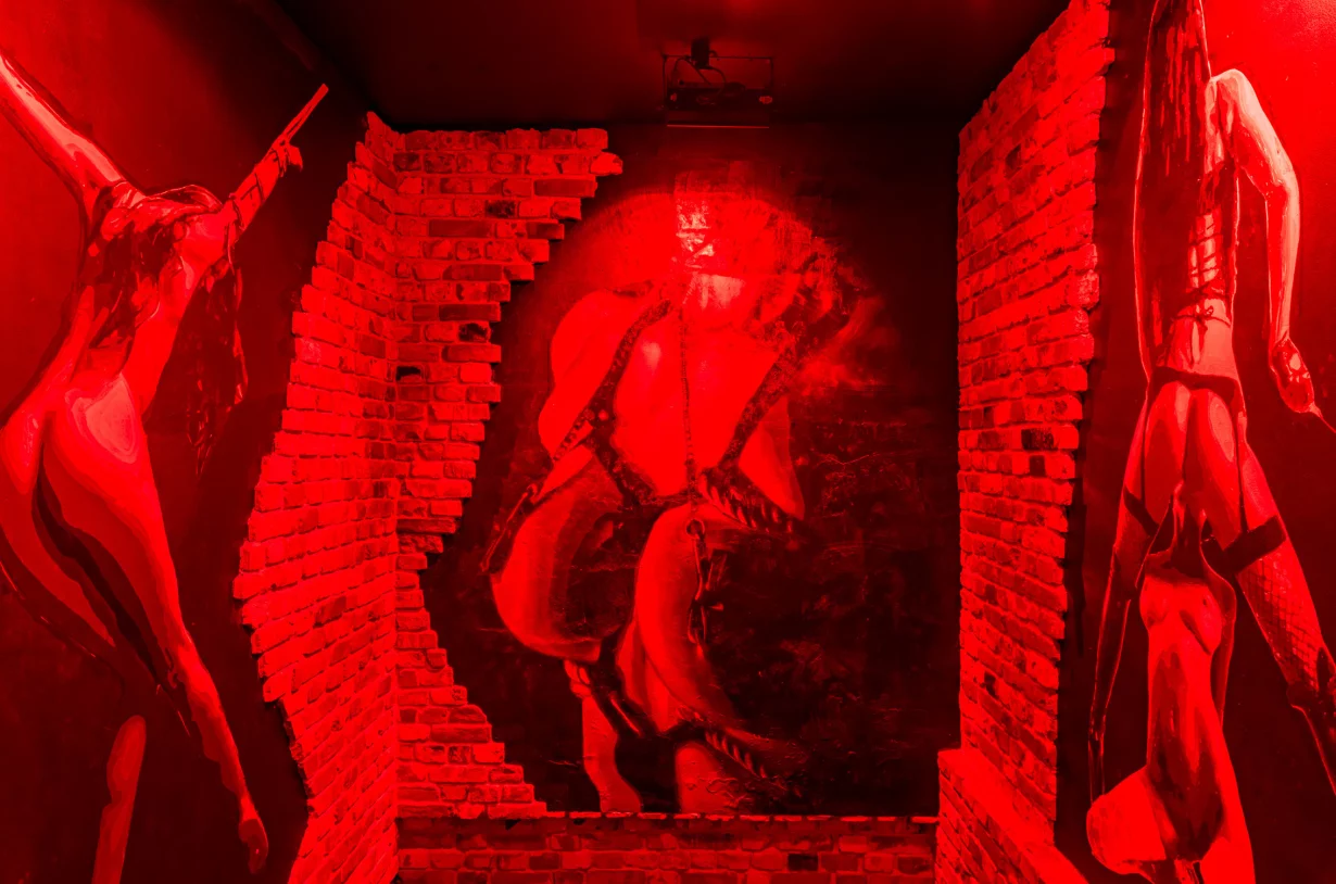 Интерьер/Экстерьер/Банкетная зона/Бар/Стол для двоих/Вход/Главный зал/Lounge зона клуб Burlesque фото