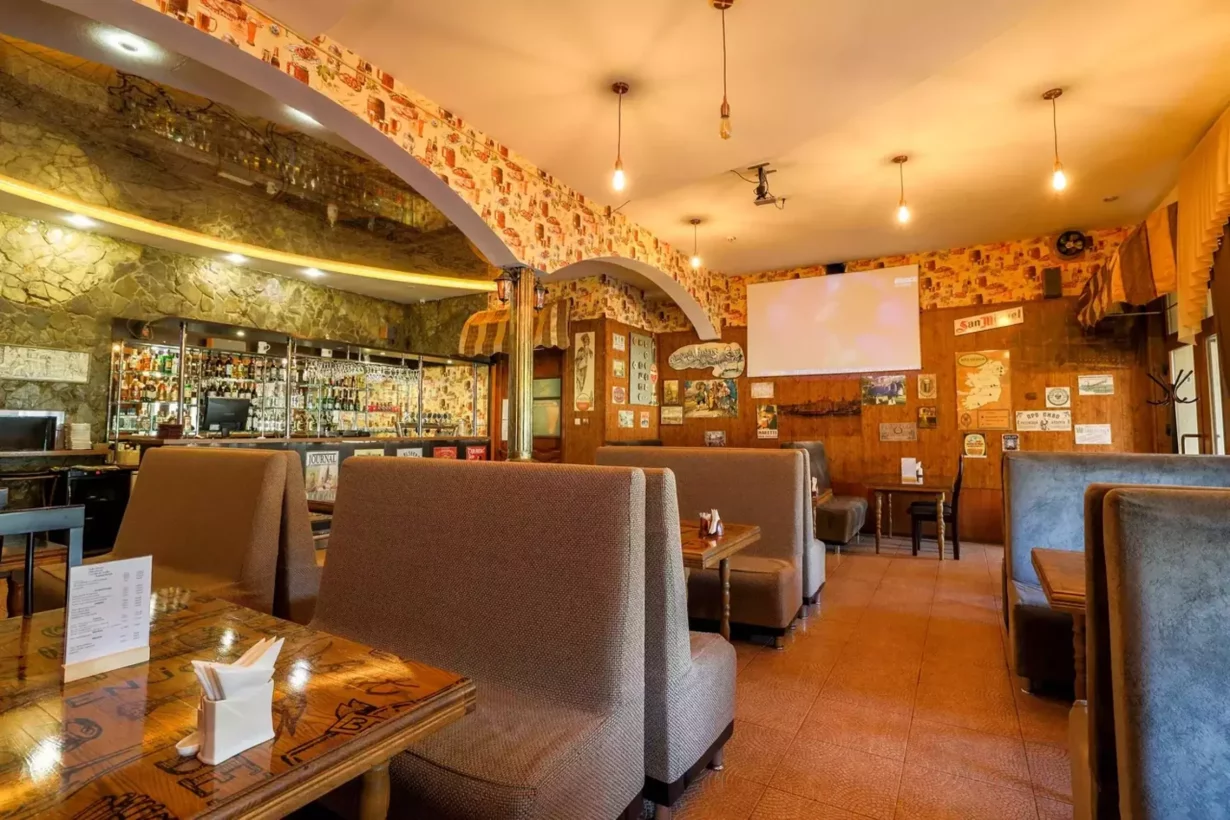 Интерьер/Экстерьер/Банкетная зона/Бар/Стол для двоих/Вход/Главный зал/Lounge зона бар Пена фото