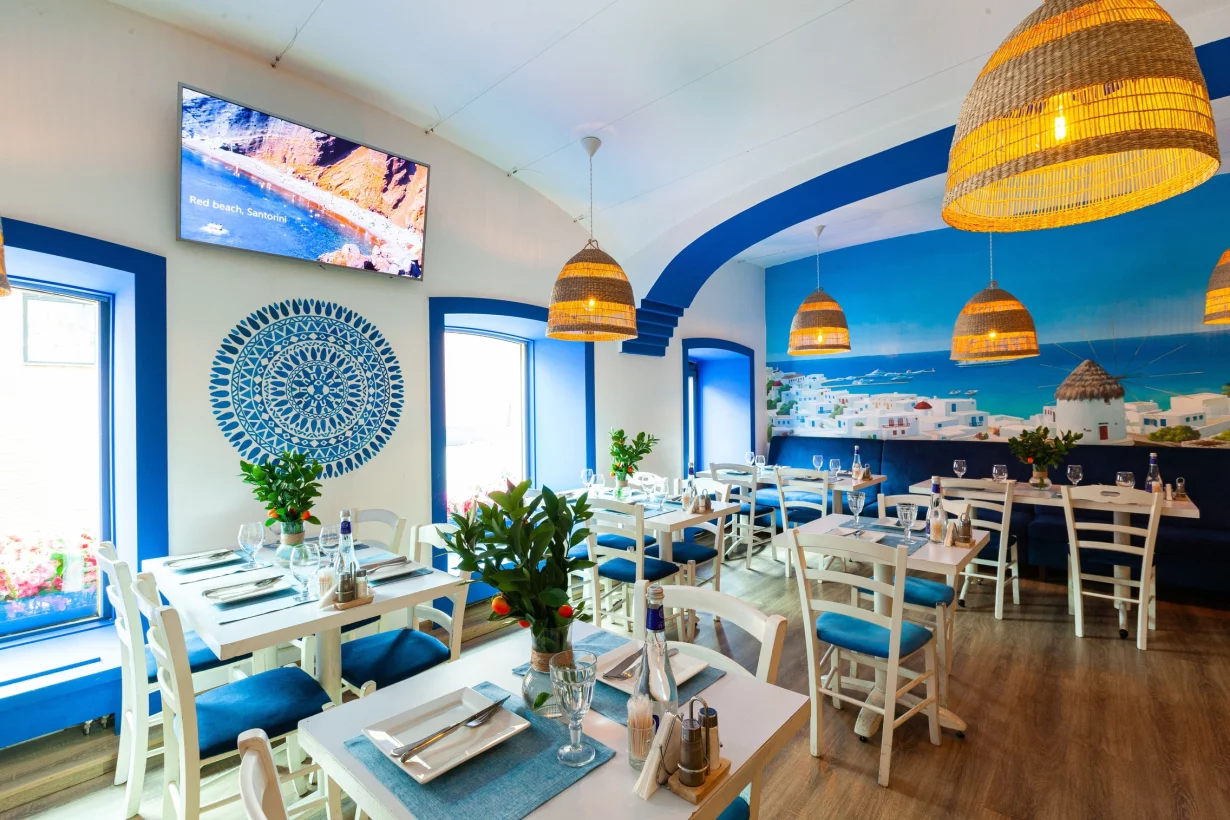 Греческий ресторан фото Греческий ресторан фото