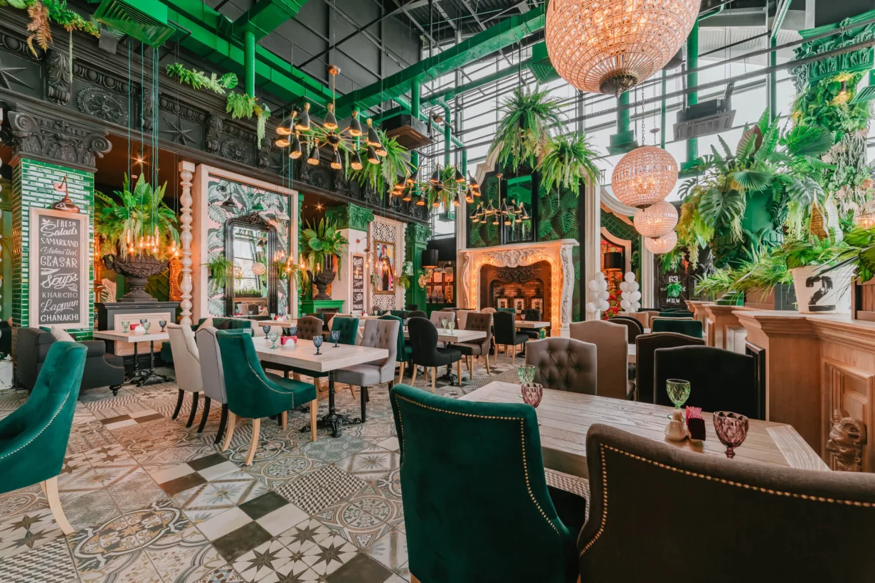 Ресторан Бахрома (Bahroma) на проспекте Славы (м. Проспект Славы): меню и цены,