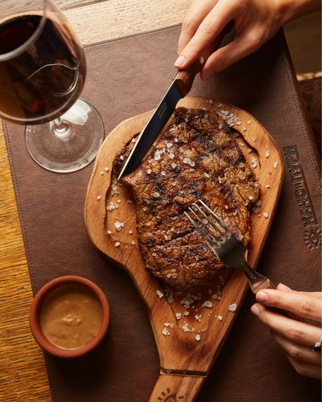 Интерьер/Экстерьер/Банкетная зона/Бар/Стол для двоих/Вход/Главный зал/Lounge зона ресторан Хачо и Пури фото