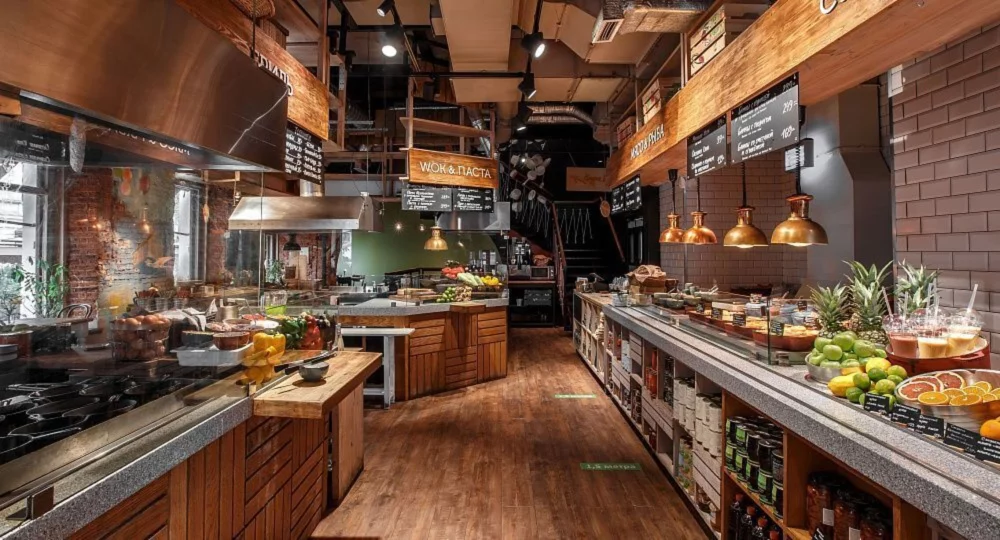 Панорама: Marketplace, ресторан, Невский просп., 22-24, Санкт-Петербург, Россия