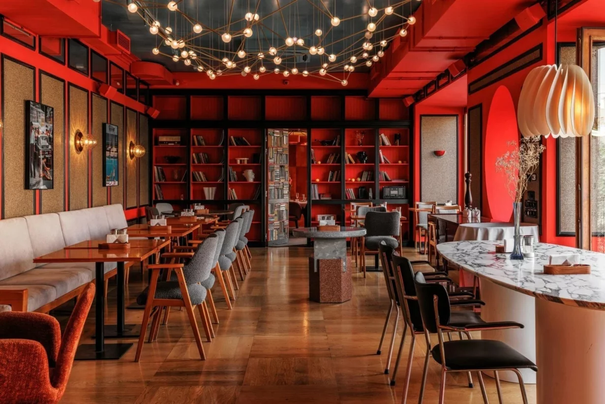 Интерьер/Экстерьер/Банкетная зона/Бар/Стол для двоих/Вход/Главный зал/Lounge зона ресторан Пуси Лебеди фото