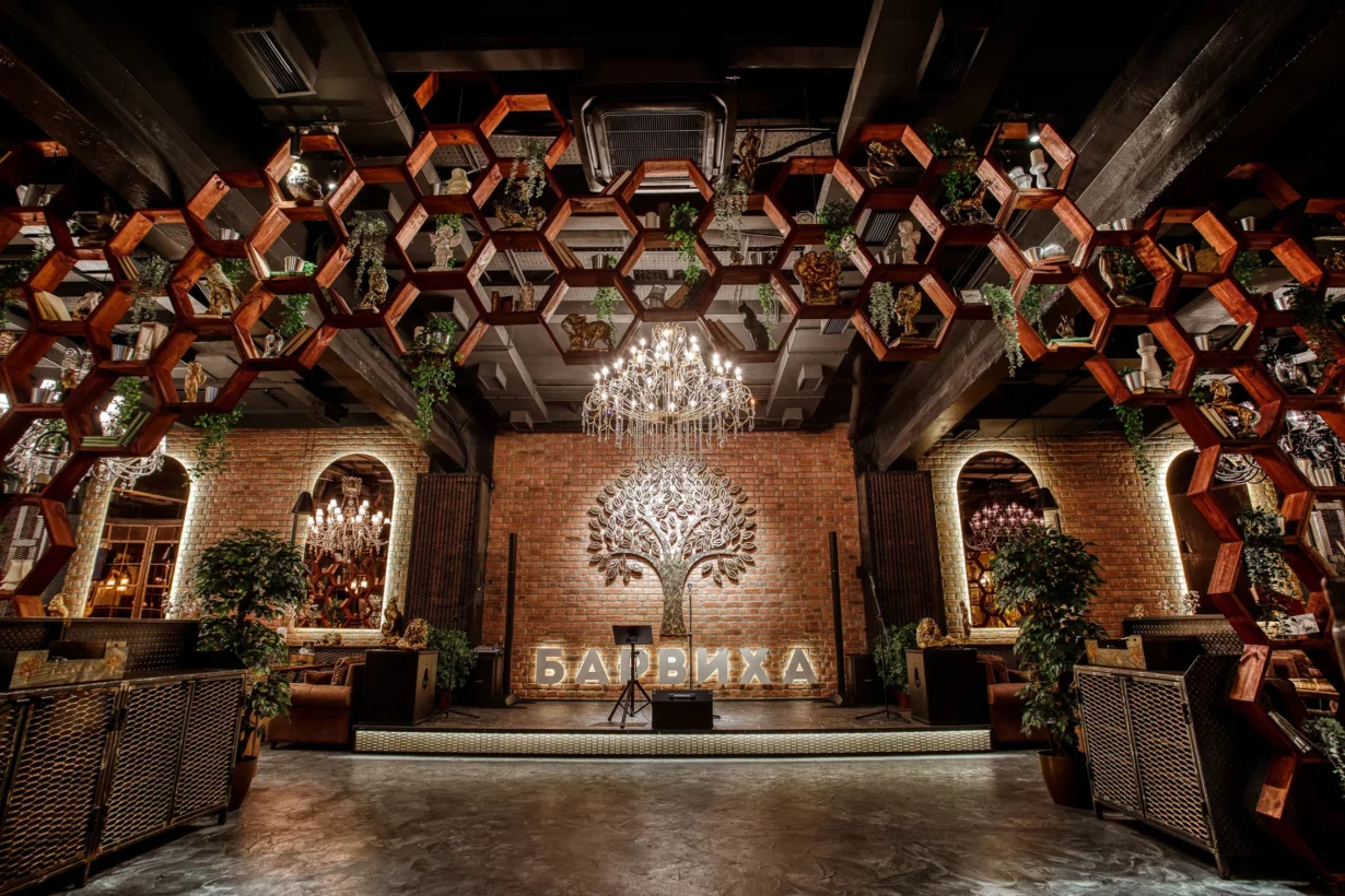 Интерьер/Экстерьер/Банкетная зона/Бар/Стол для двоих/Вход/Главный зал/Lounge зона кальянная Барвиха Lounge Отрадное фото