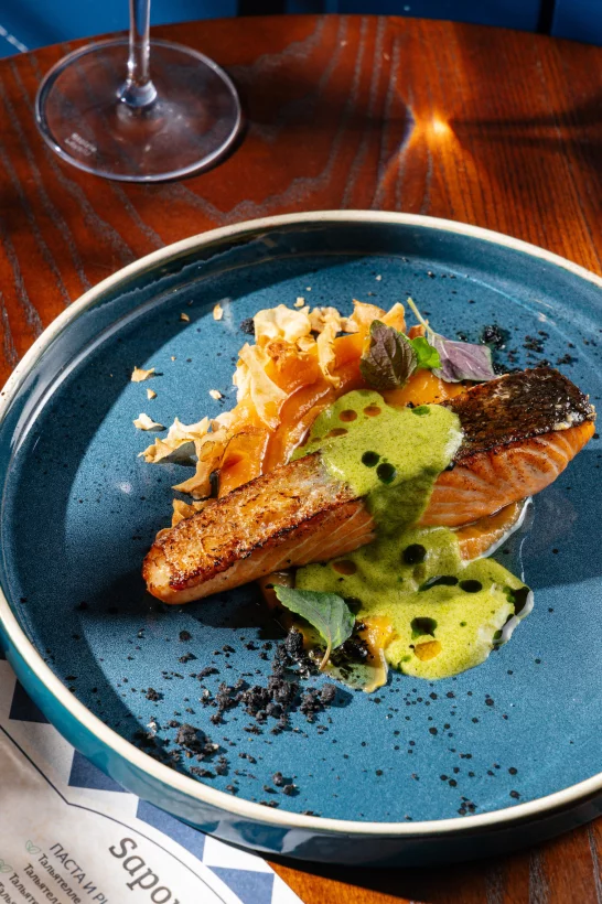 Интерьер/Экстерьер/Банкетная зона/Бар/Стол для двоих/Вход/Главный зал/Lounge зона ресторан Sapori di Italia фото