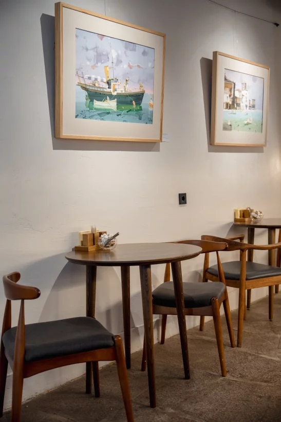 Интерьер/Экстерьер/Банкетная зона/Бар/Стол для двоих/Вход/Главный зал/Lounge зона бар Molo фото