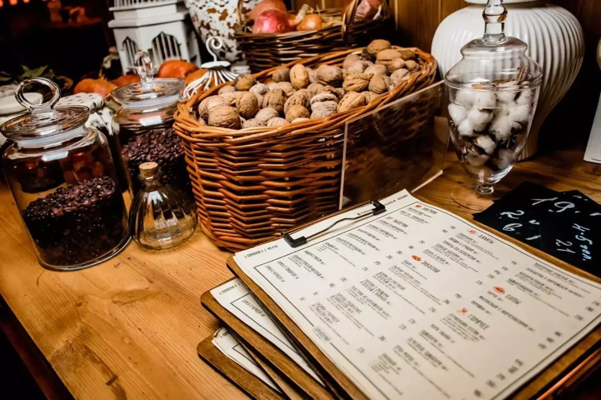 Интерьер/Экстерьер/Банкетная зона/Бар/Стол для двоих/Вход/Главный зал/Lounge зона ресторан Хачапури | Выпечка и вино фото