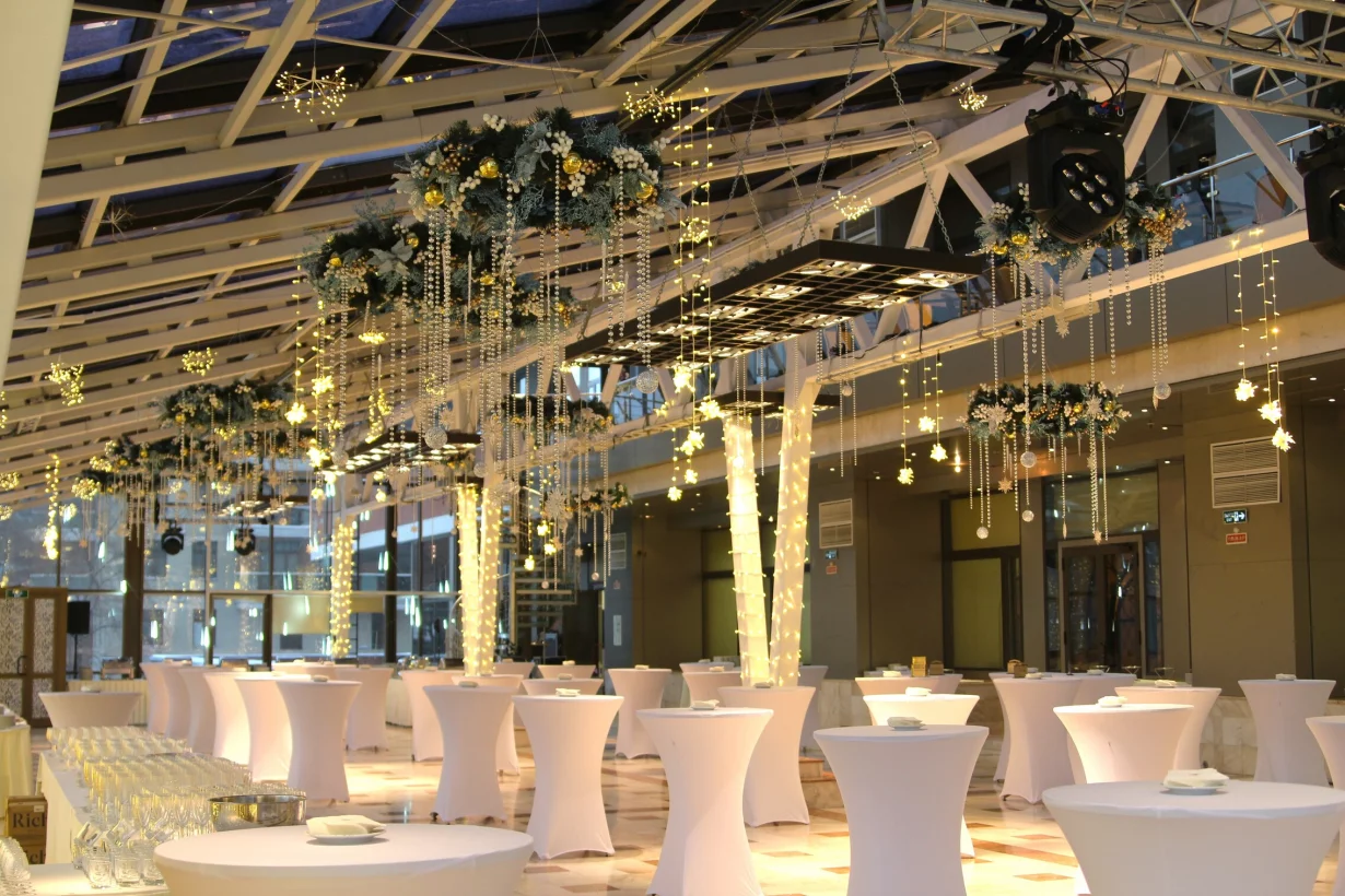 Интерьер/Экстерьер/Банкетная зона/Бар/Стол для двоих/Вход/Главный зал/Lounge зона банкетный зал Банкетные залы «Президент-Отеля» фото