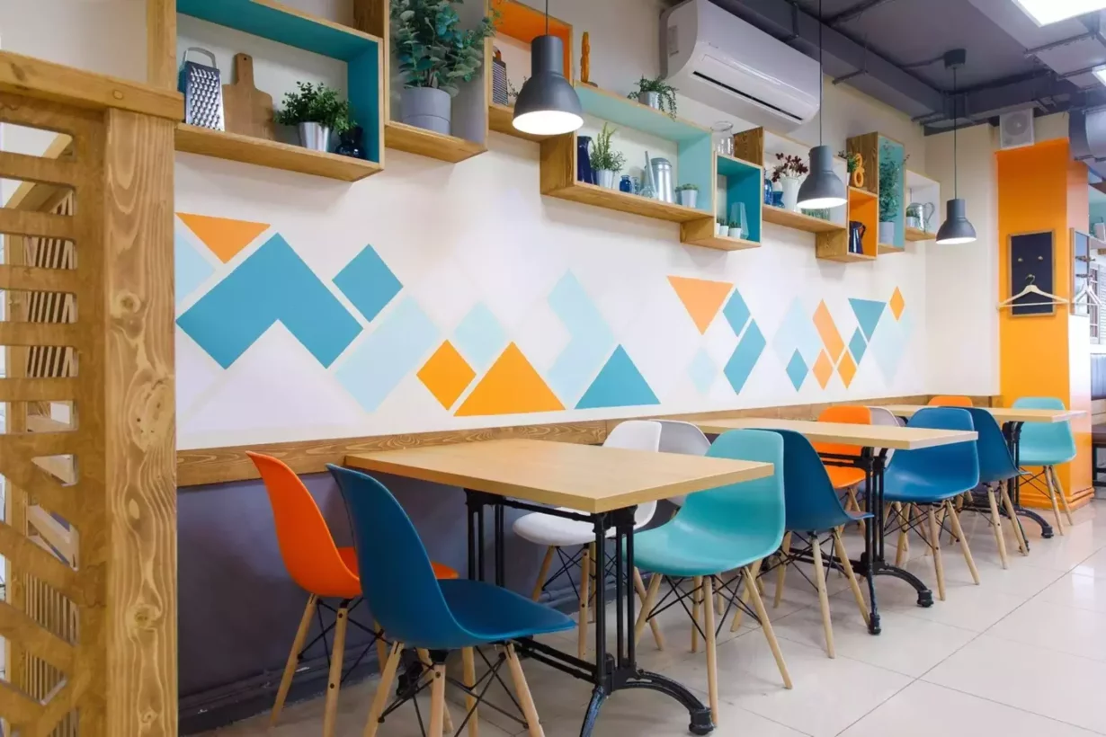 Интерьер/Экстерьер/Банкетная зона/Бар/Стол для двоих/Вход/Главный зал/Lounge зона столовая 8 Минут фото