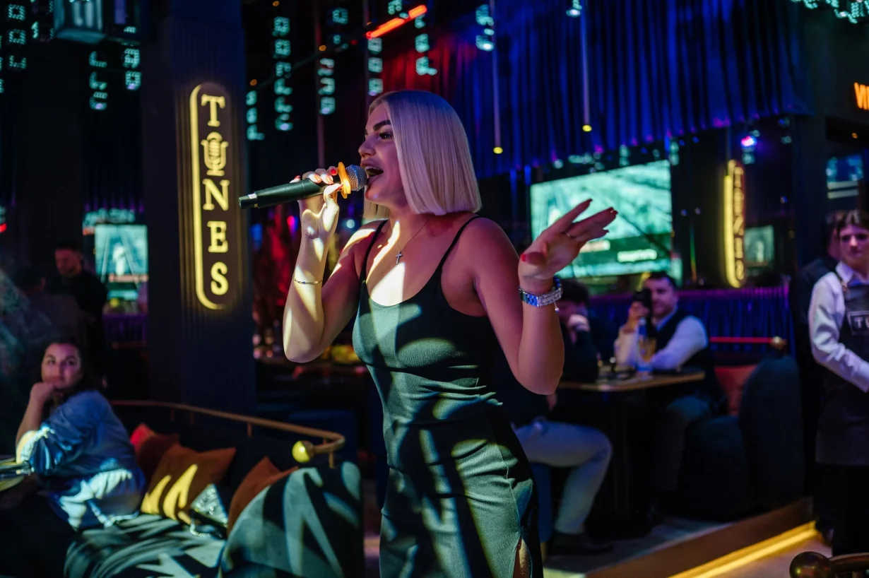 Интерьер/Экстерьер/Банкетная зона/Бар/Стол для двоих/Вход/Главный зал/Lounge зона караоке-клуб Tunes фото