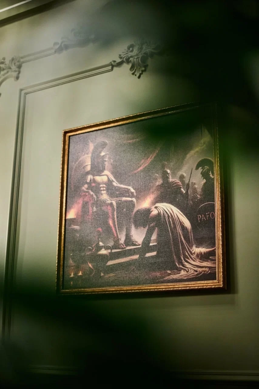 Интерьер/Экстерьер/Банкетная зона/Бар/Стол для двоих/Вход/Главный зал/Lounge зона лаунж Пафос Lounge фото