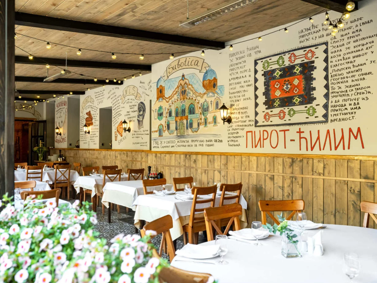 Интерьер/Экстерьер/Банкетная зона/Бар/Стол для двоих/Вход/Главный зал/Lounge зона ресторан Субботица Фили фото