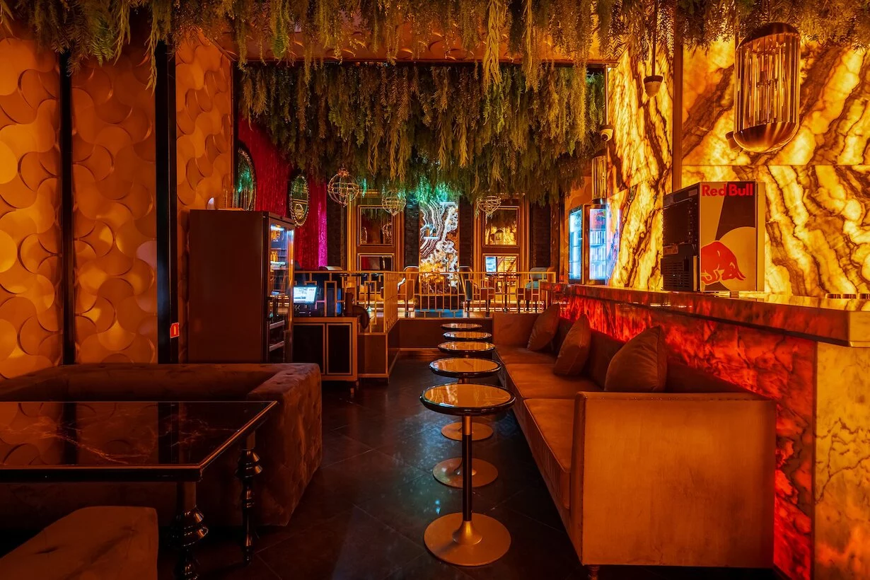 Интерьер/Экстерьер/Банкетная зона/Бар/Стол для двоих/Вход/Главный зал/Lounge зона клуб Project фото